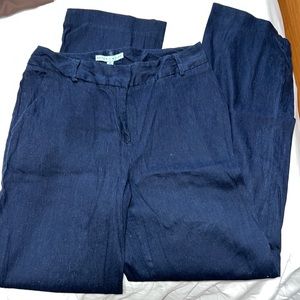 Antonio Melani Wide Leg Linen Pants